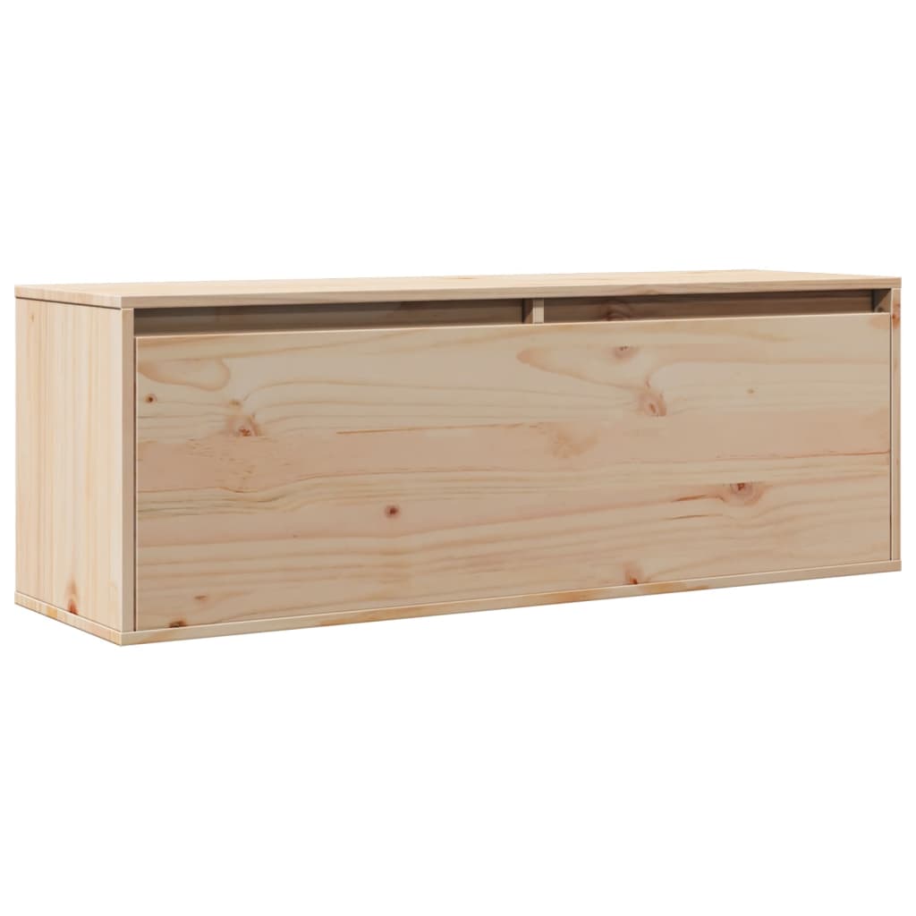 TV-Møbel Tre Veggskap 100x30x35 cm heltre furu