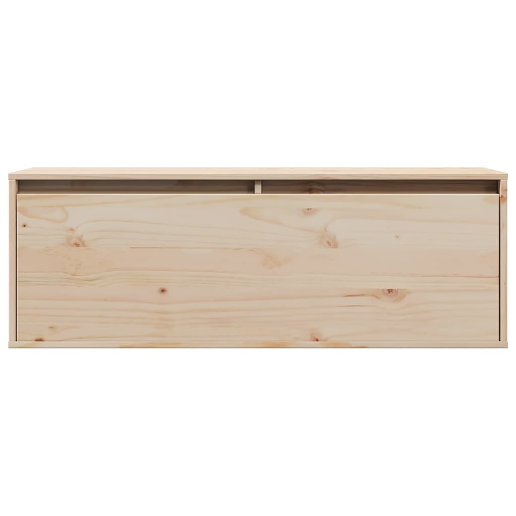 TV-Møbel Tre Veggskap 100x30x35 cm heltre furu