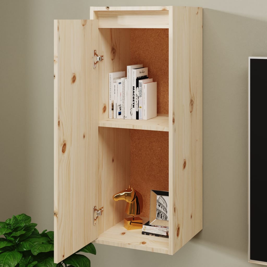 Veggskap Tre 30x30x80 cm heltre furu