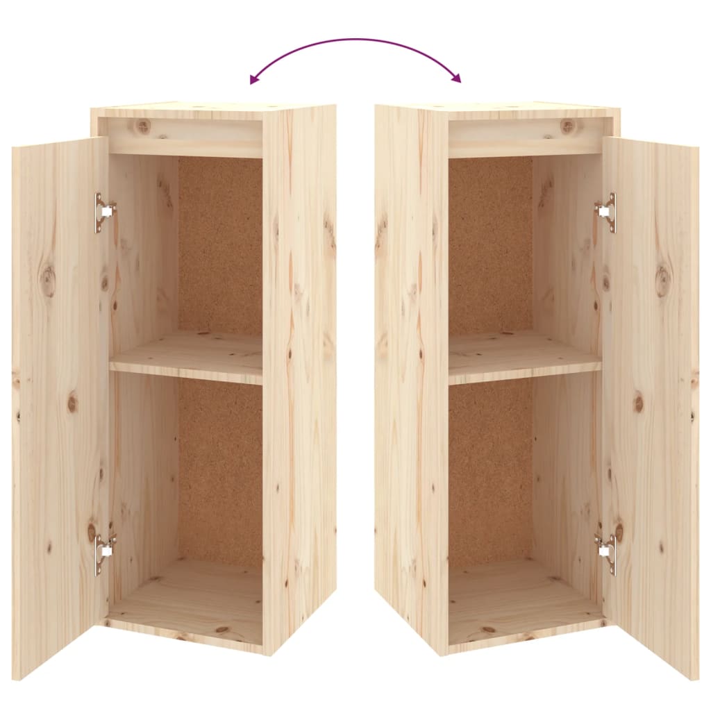 Veggskap Tre 30x30x80 cm heltre furu