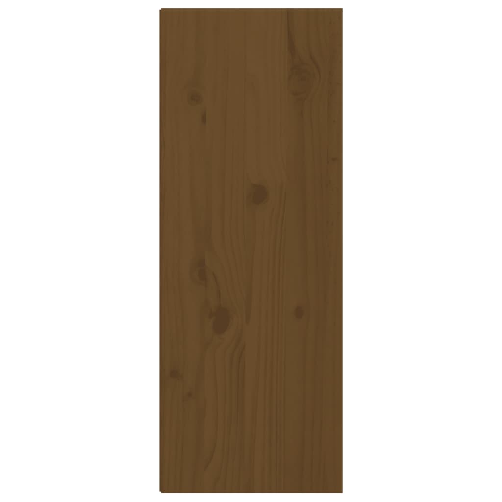 Veggskap 2 stk honningbrun 30x30x80 cm heltre furu