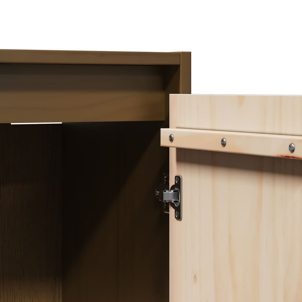 Veggskap Honningbrun 30x30x100 cm heltre furu