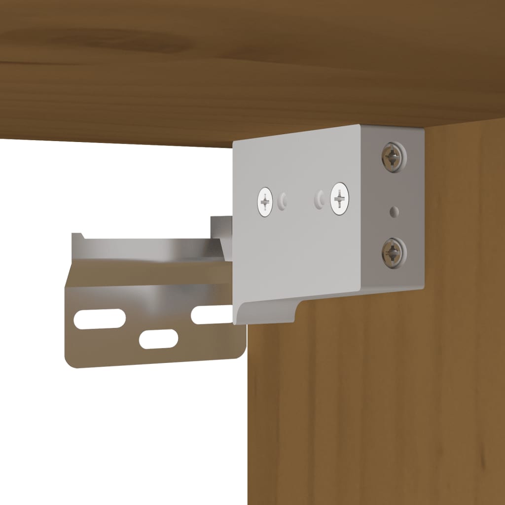 Veggskap Honningbrun 30x30x100 cm heltre furu