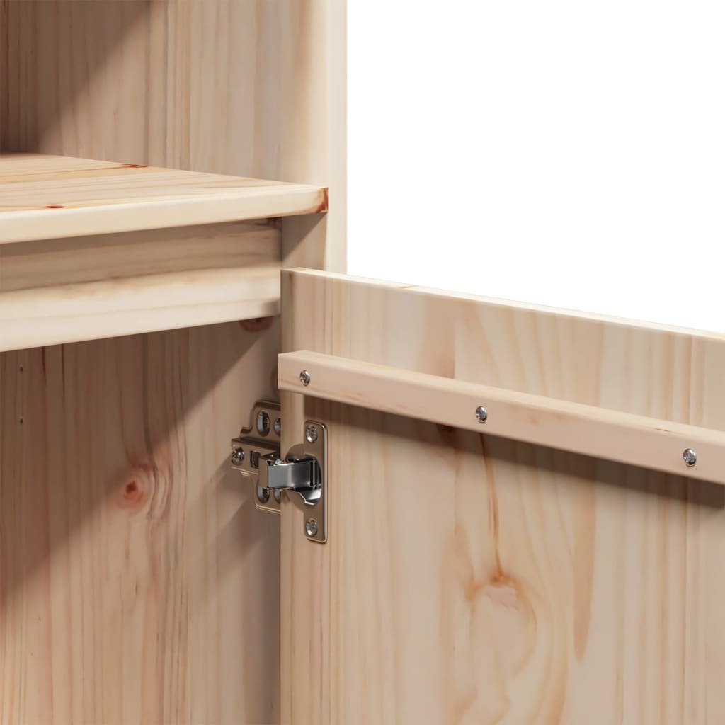 Skap 37x34x110 cm heltre furu