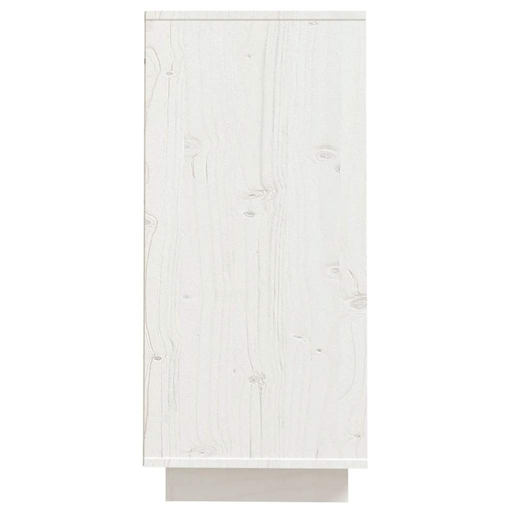 Skjenk Hvit 60x34x75 cm heltre furu