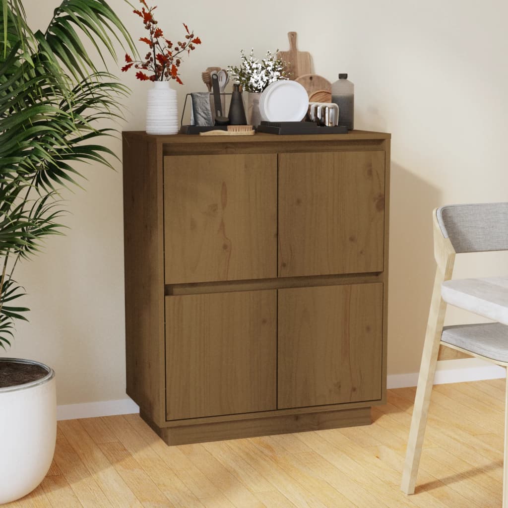 Skjenk Honningbrun 60x34x75 cm heltre furu
