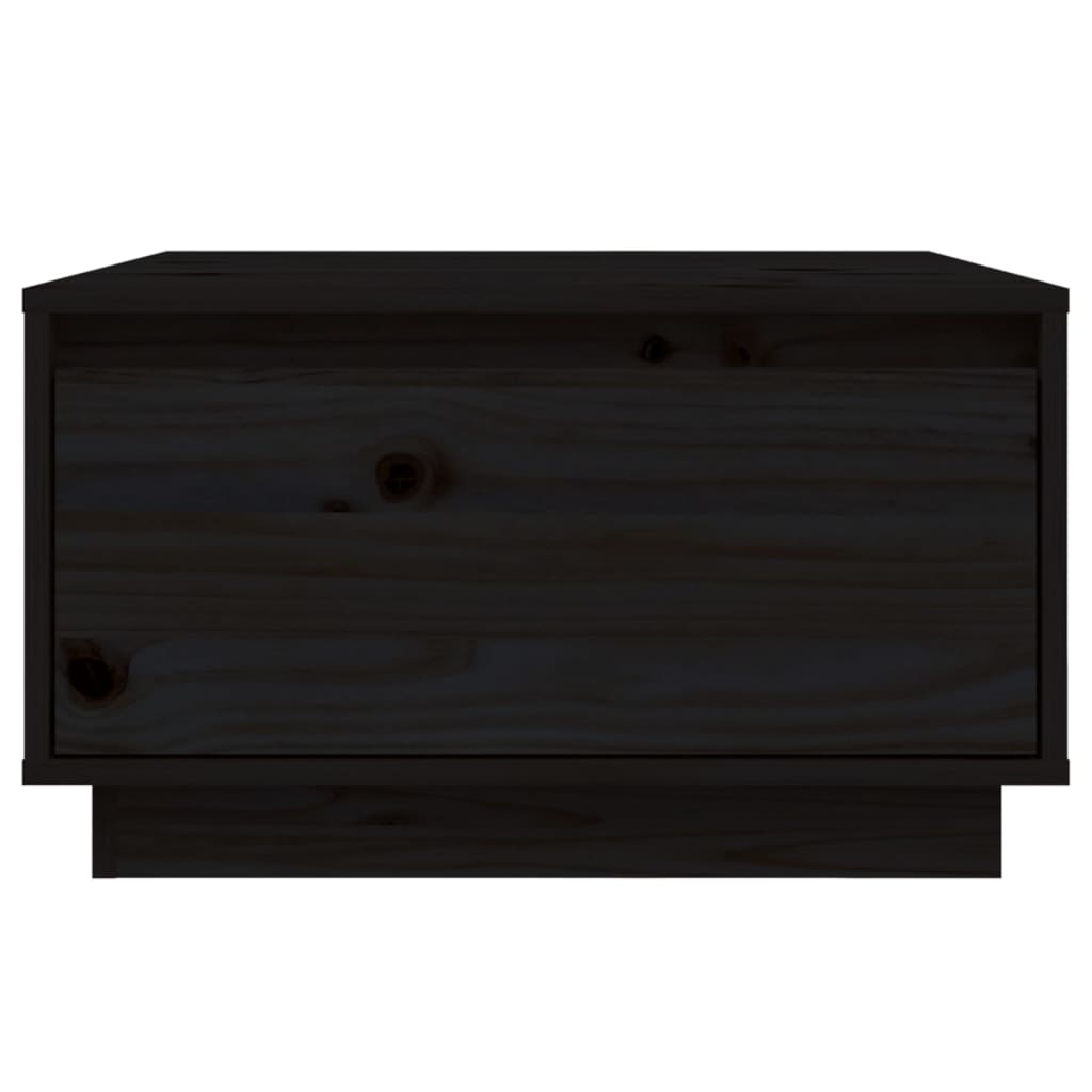 Salongbord Sofabord Svart 55x56x32 cm heltre furu