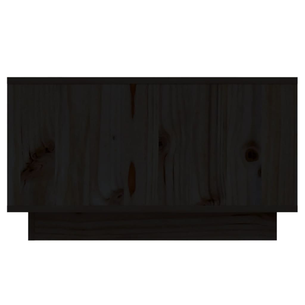 Salongbord Sofabord Svart 55x56x32 cm heltre furu