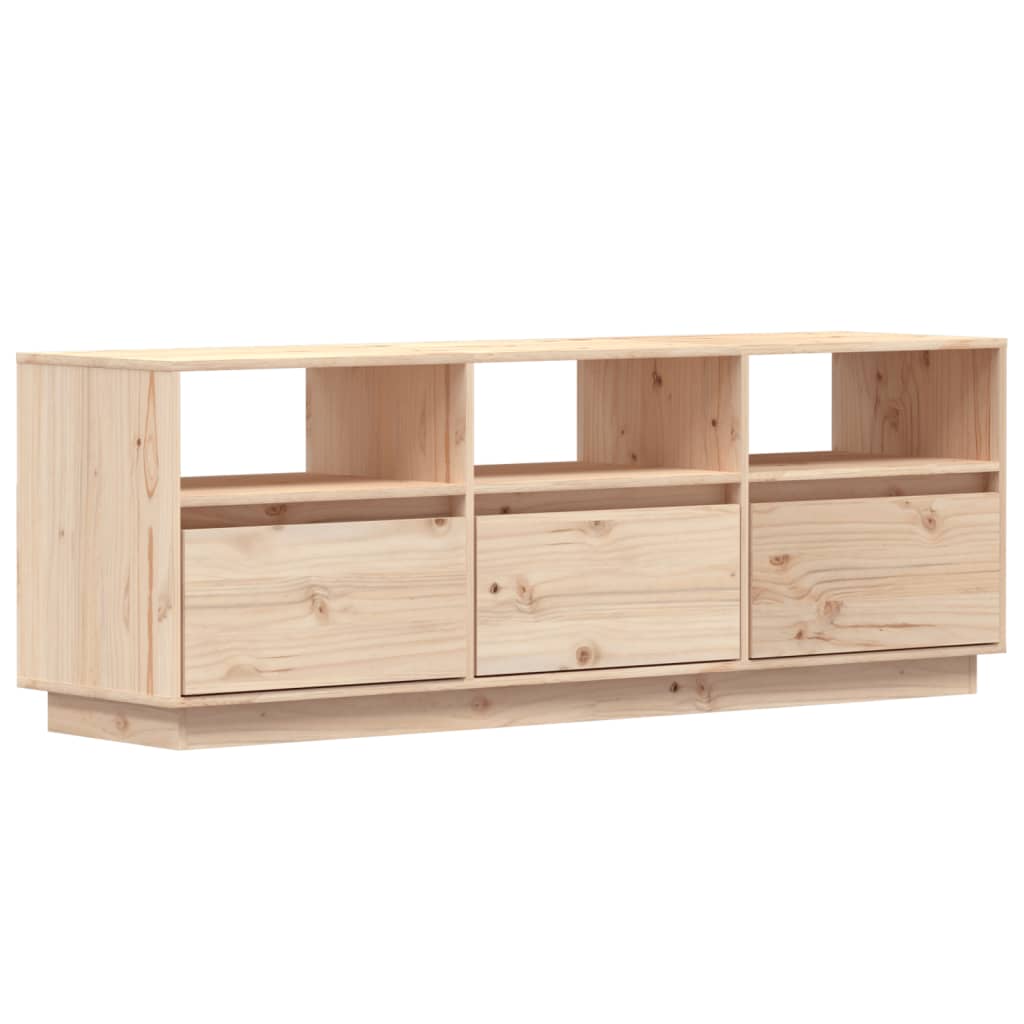 TV-Møbel Tre TV-benk heltre furu 140x37x50 cm