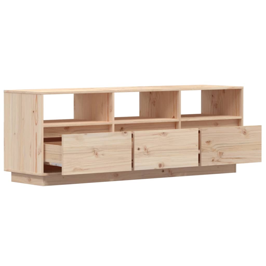 TV-Møbel Tre TV-benk heltre furu 140x37x50 cm