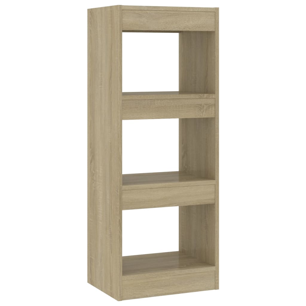 Bokhylle/romdeler sonoma eik 40x30x103 cm konstruert tre
