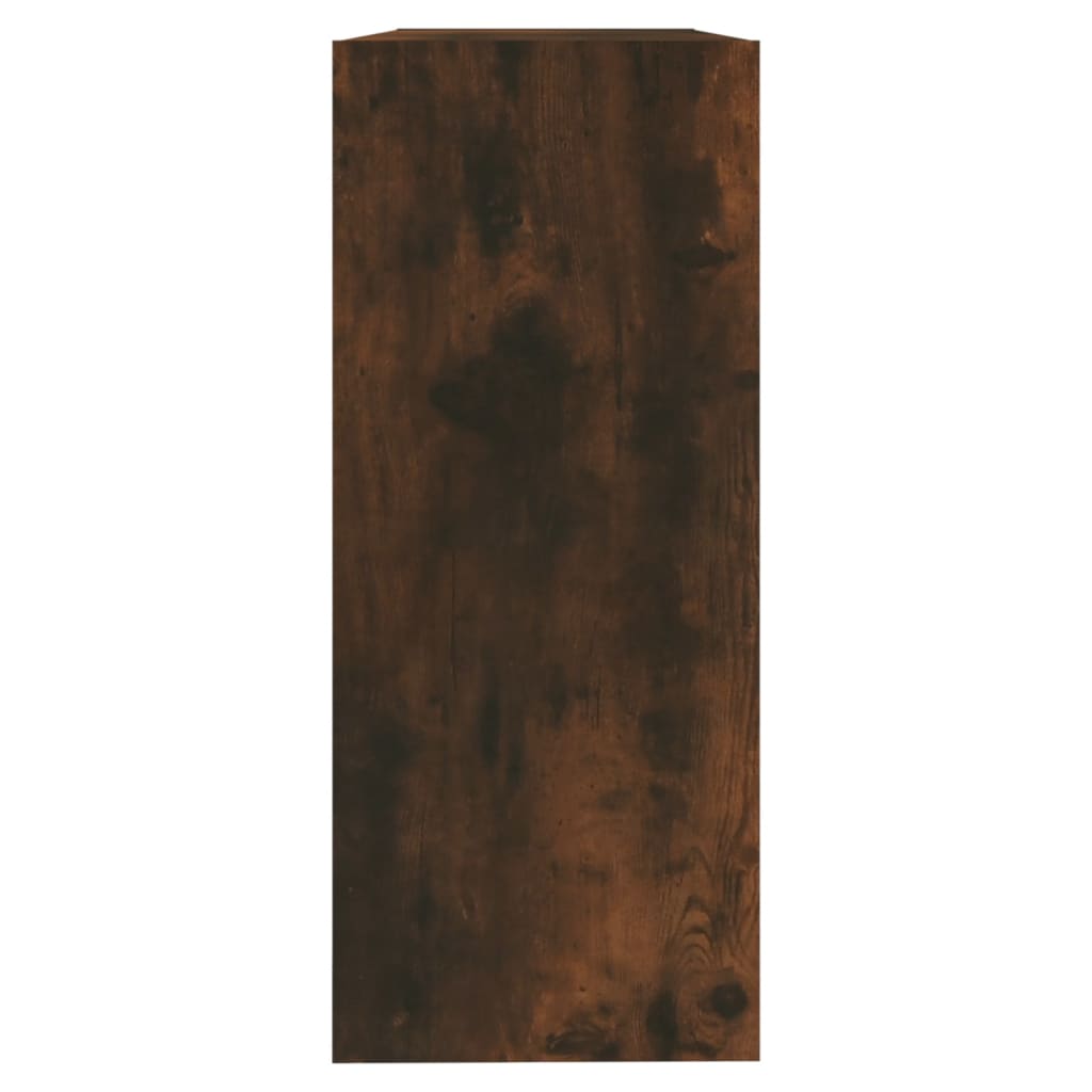 Bokhylle Røkt Eik Romdeler 100x30x72 cm