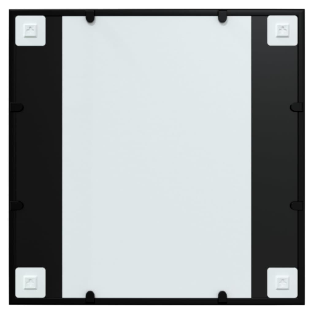 Veggspeil Svart 60x60 cm metall