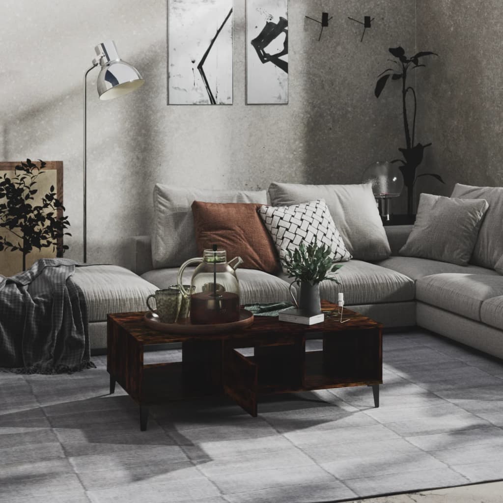 Salongbord Sofabord Røkt Eik 103,5x60x35 cm