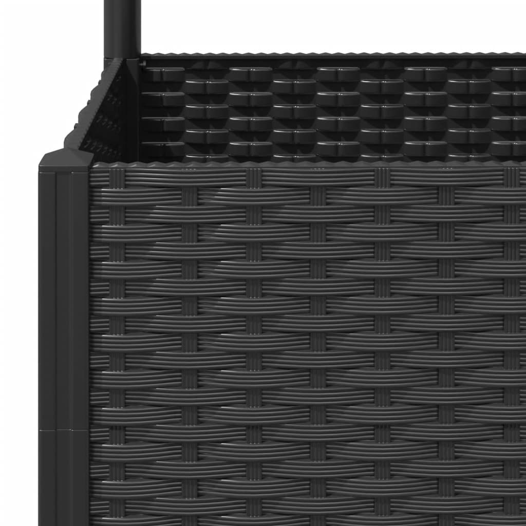 Hageespalje Plantekasse PP Svart 40x40x136 cm PP