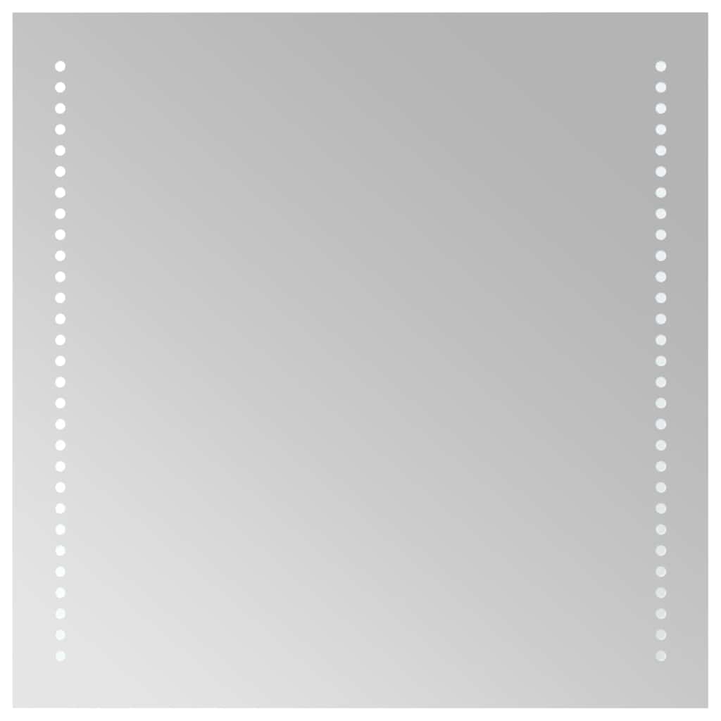 Baderomsspeil med LED 50x50 cm