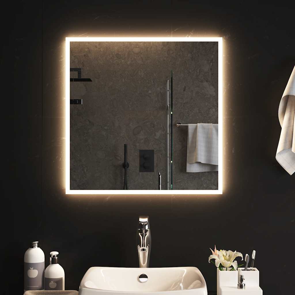 Baderomsspeil med LED 60x60 cm