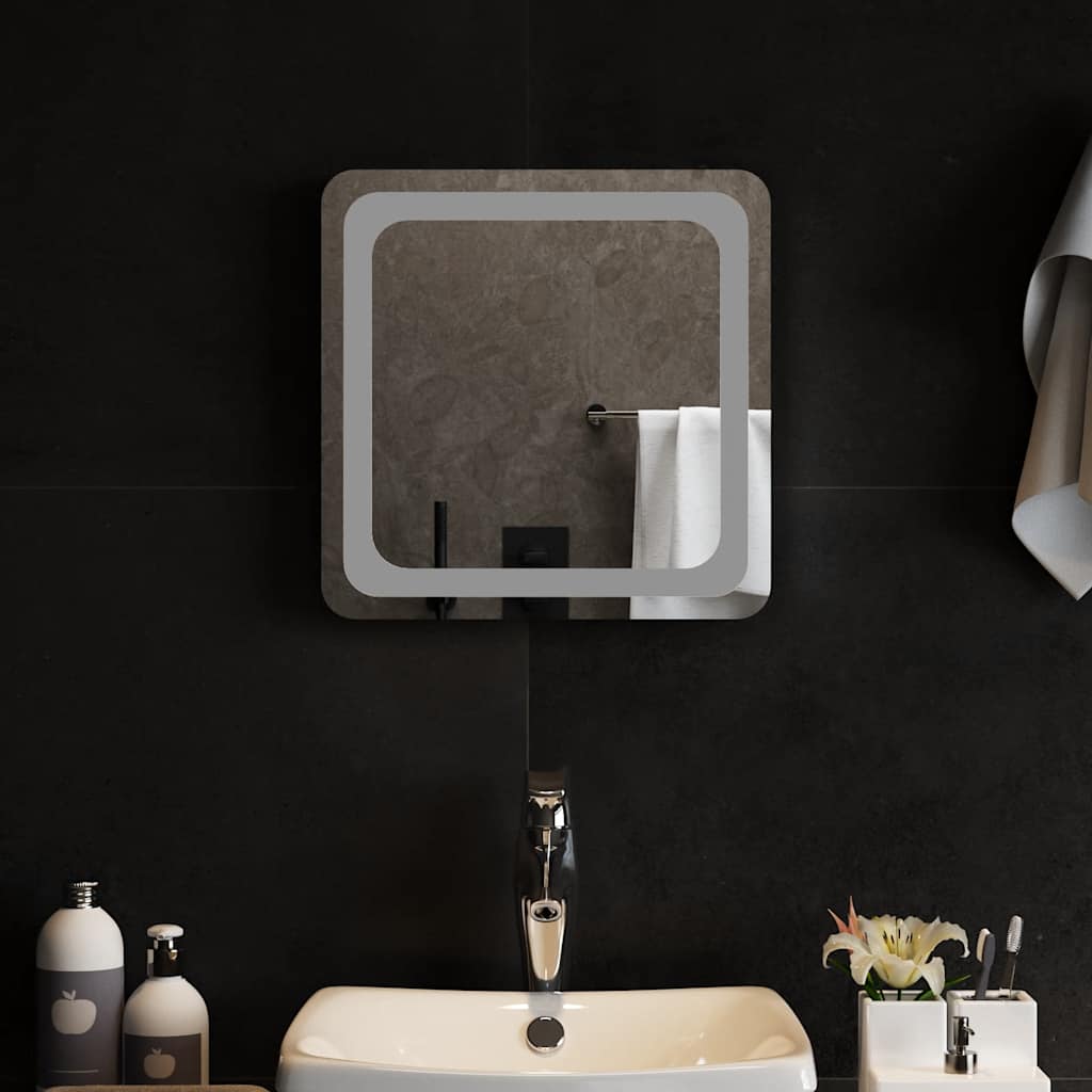 Baderomsspeil med LED 40x40 cm