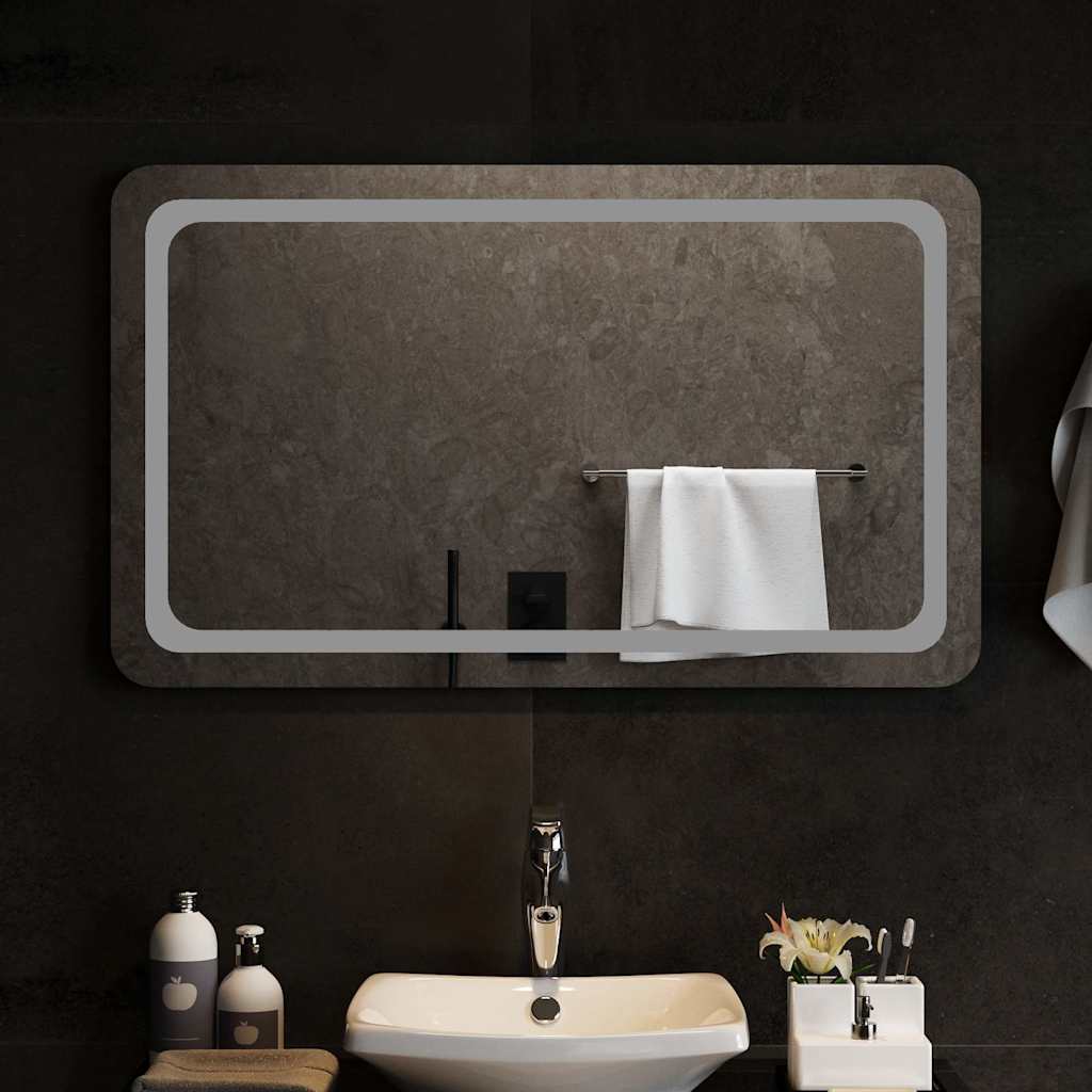 Baderomsspeil med LED 100x60 cm