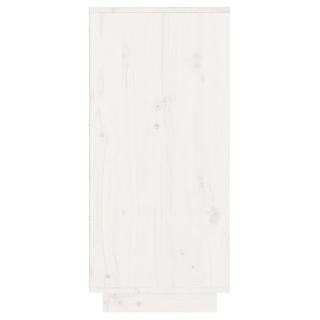 Avlastningsbord konsollbord Hvit 60x34x75 cm heltre furu