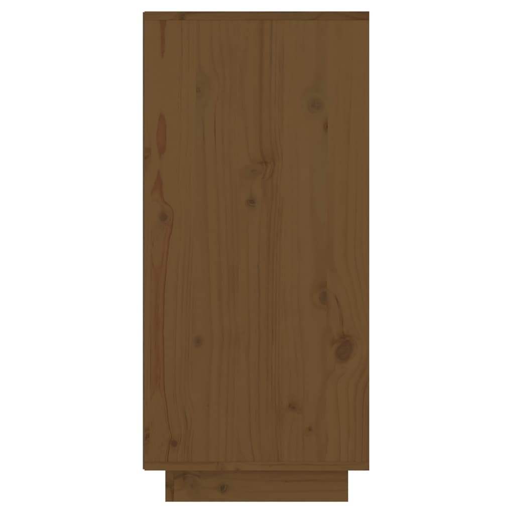 Avlastningsbord Konsollbord Brun Honningbrun 60x34x75 cm heltre furu