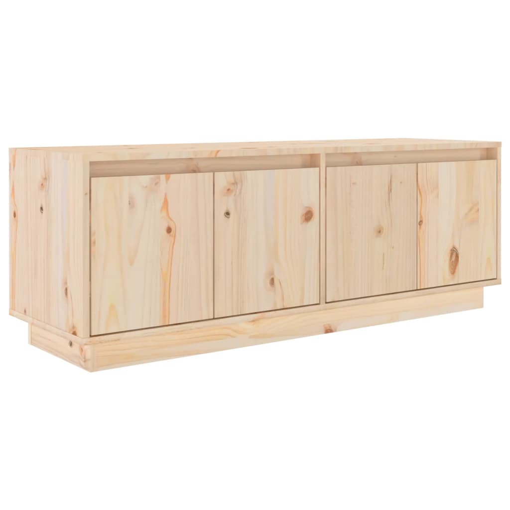 TV-Møbel Tre TV-benk heltre furu 110x34x40 cm