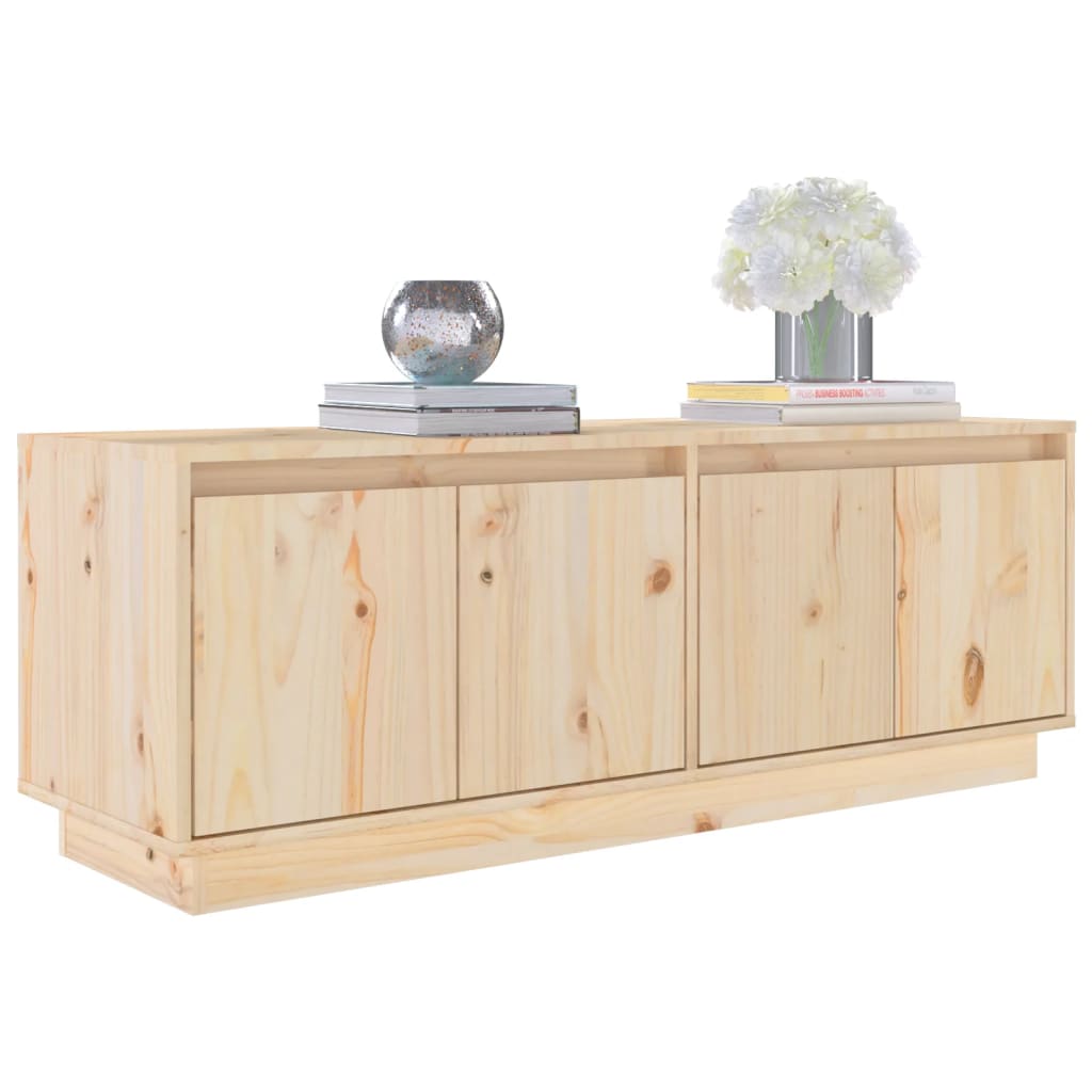 TV-Møbel Tre TV-benk heltre furu 110x34x40 cm