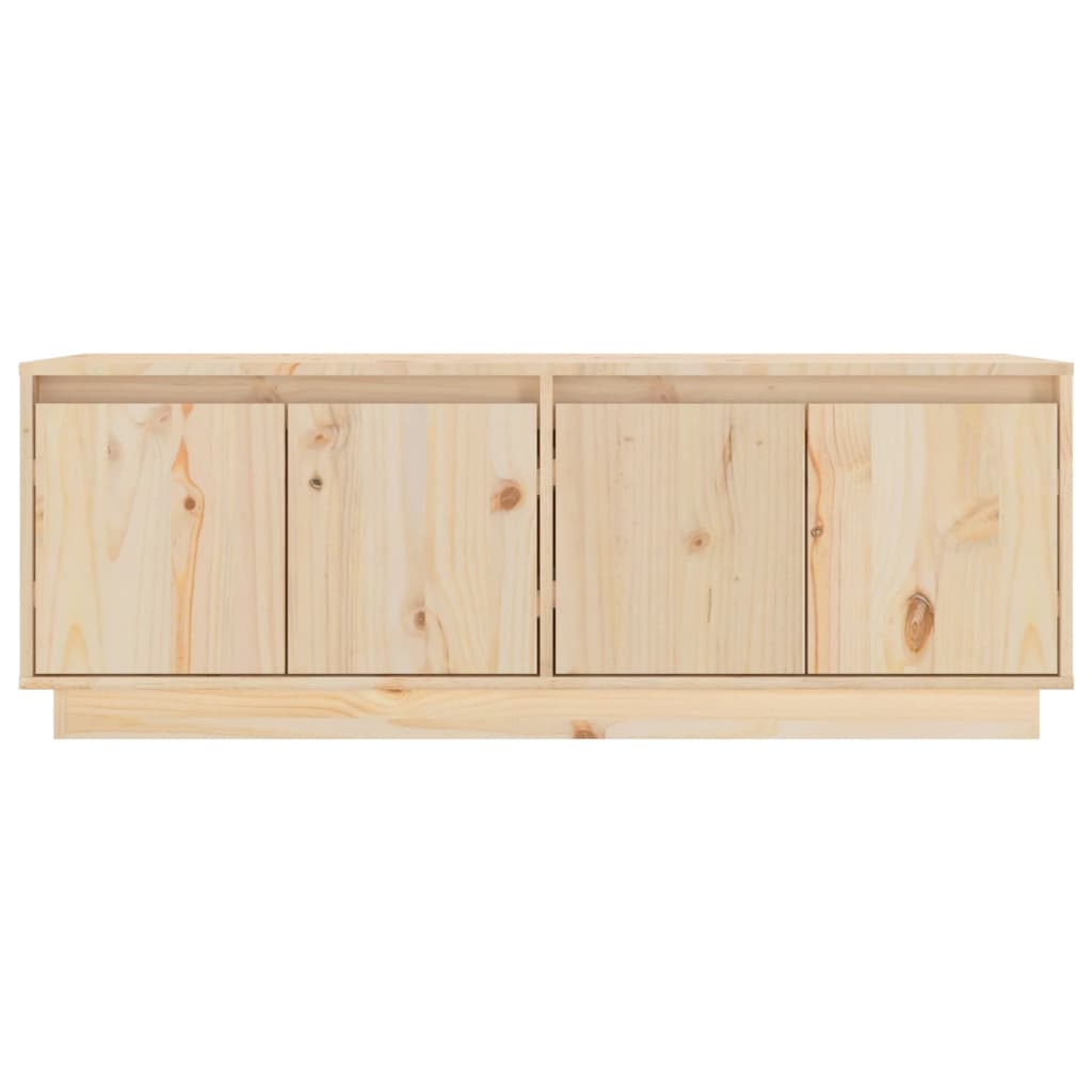 TV-Møbel Tre TV-benk heltre furu 110x34x40 cm
