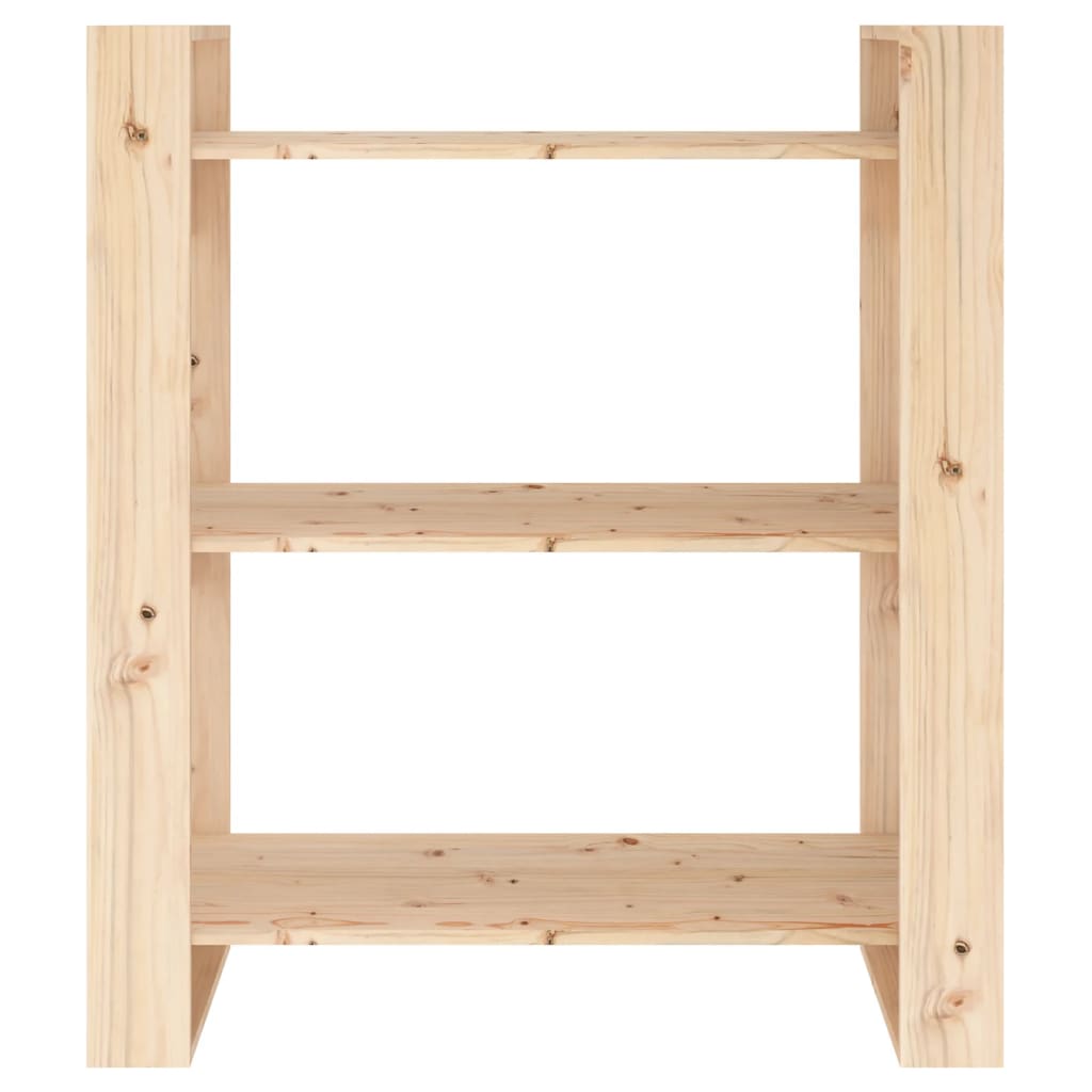 Bokhylle DIV. Romdeler 80x35x91 cm heltre furu