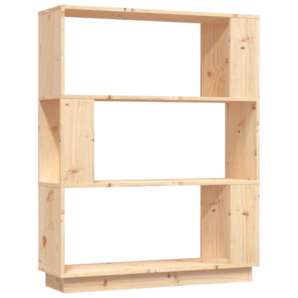 Bokhylle/romdeler 80x25x101 cm heltre furu