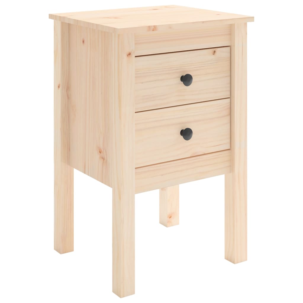 Nattbord Sengbord Tre heltre furu 40x35x61,5 cm