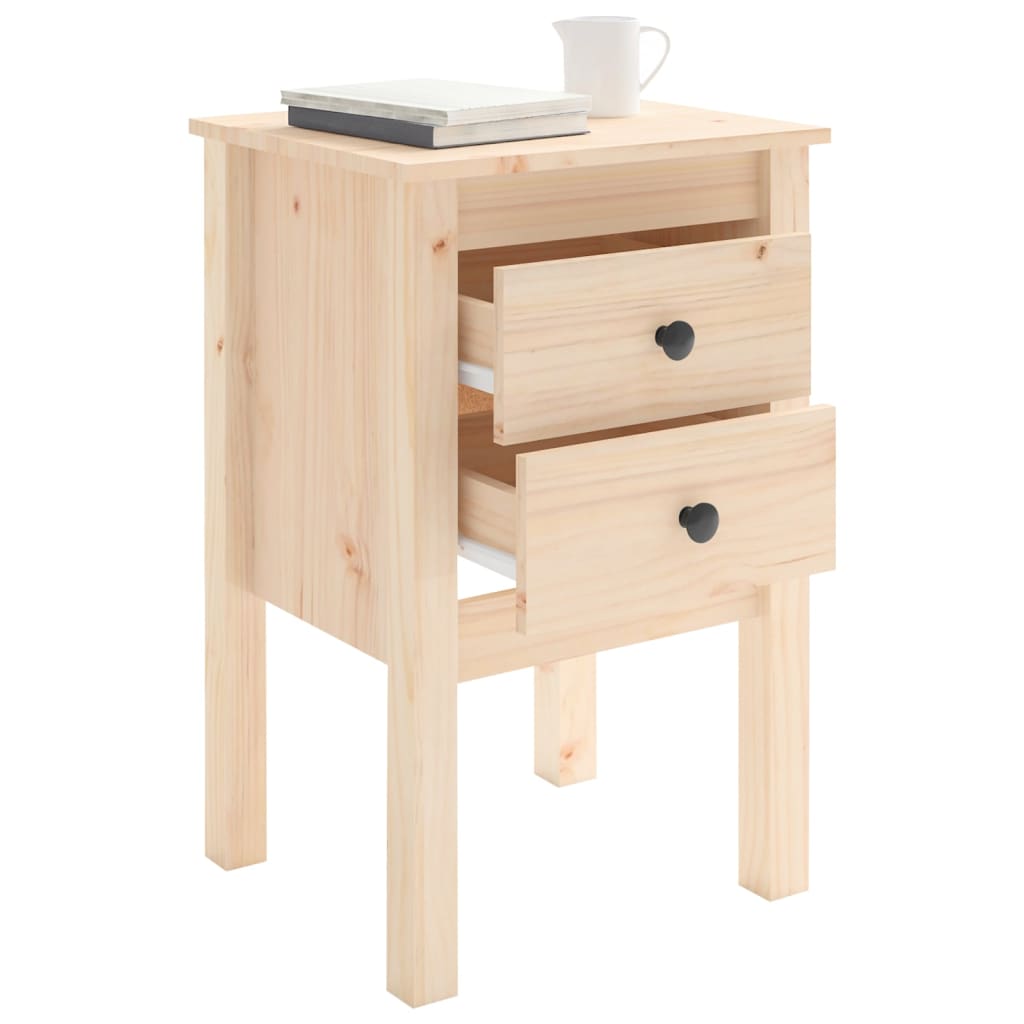 Nattbord Sengbord Tre heltre furu 40x35x61,5 cm