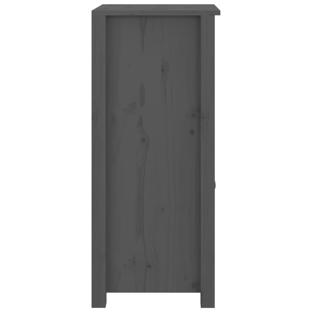 Skjenk Grå 40x35x80 cm heltre furu