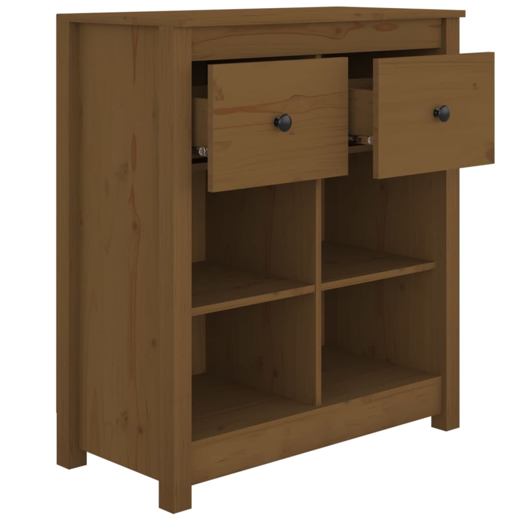 Skjenk Honningbrun 70x35x80 heltre furu
