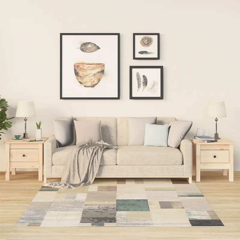 Sidebord Tre 2 stk 40x40x39 cm heltre furu