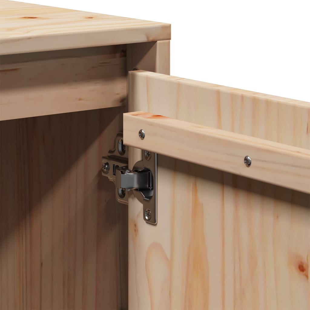 TV-Møbel Tre TV-benk heltre furu110,5x35x44 cm