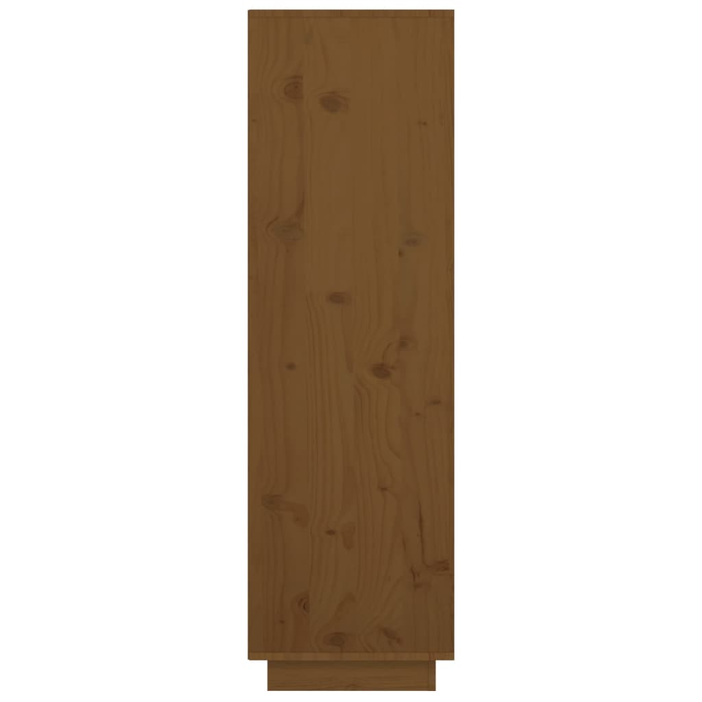 Skap honningbrun 38x35x117 cm heltre furu