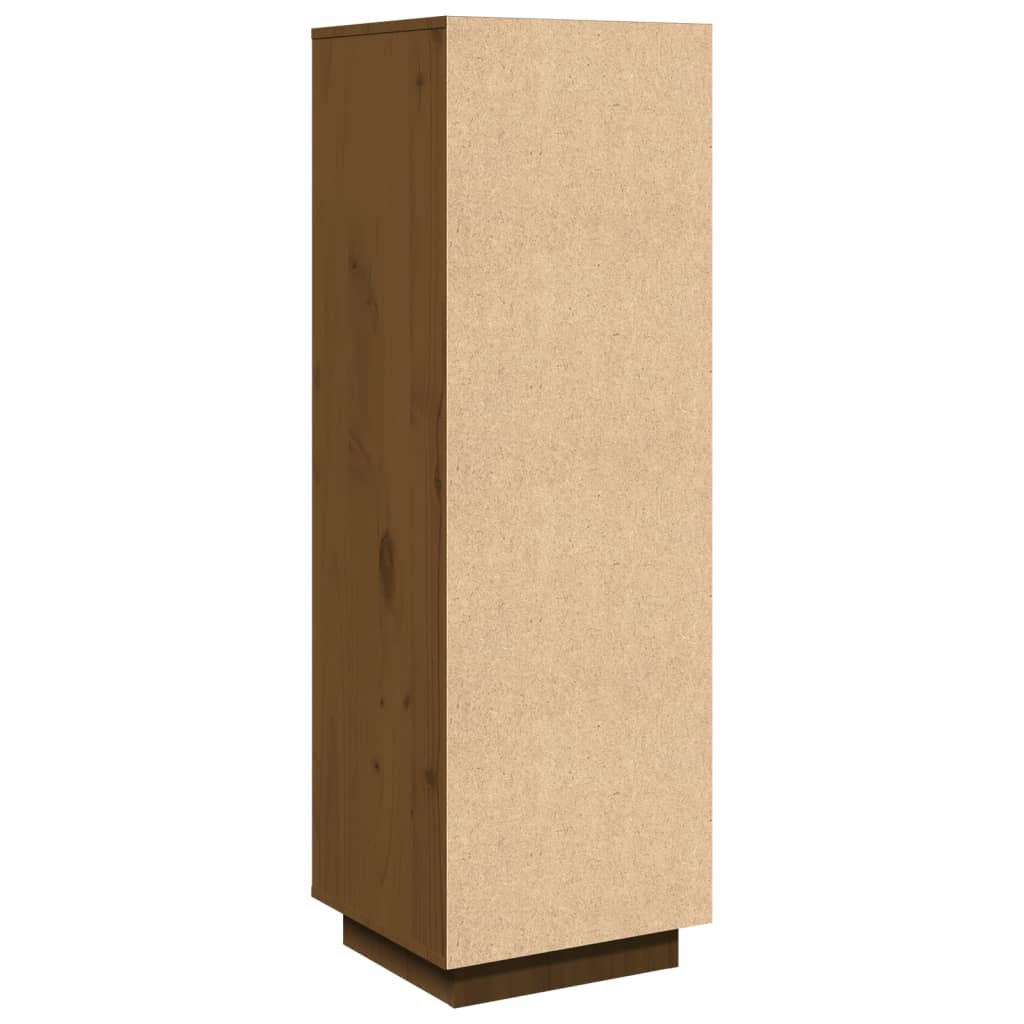Skap honningbrun 38x35x117 cm heltre furu