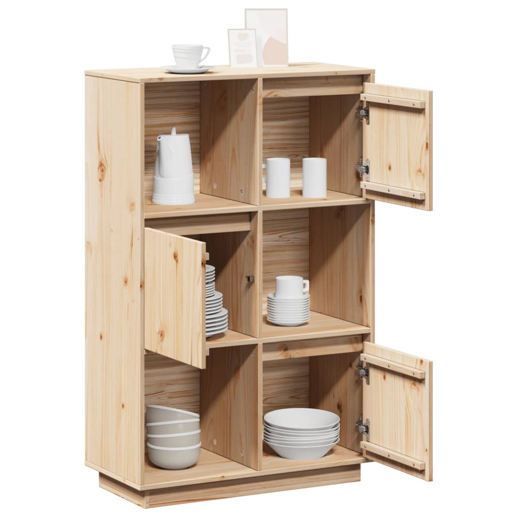 Skap heltre furu 74x35x117 cm