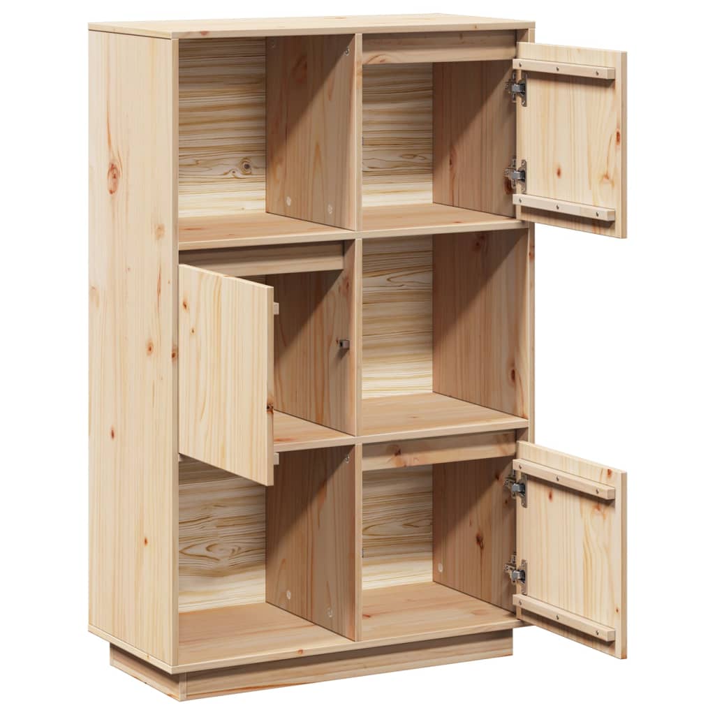 Skap heltre furu 74x35x117 cm
