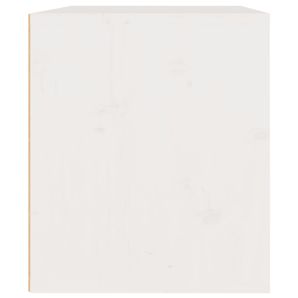 TV-Møbel Hvit Tv-benker 3 stk heltre furu