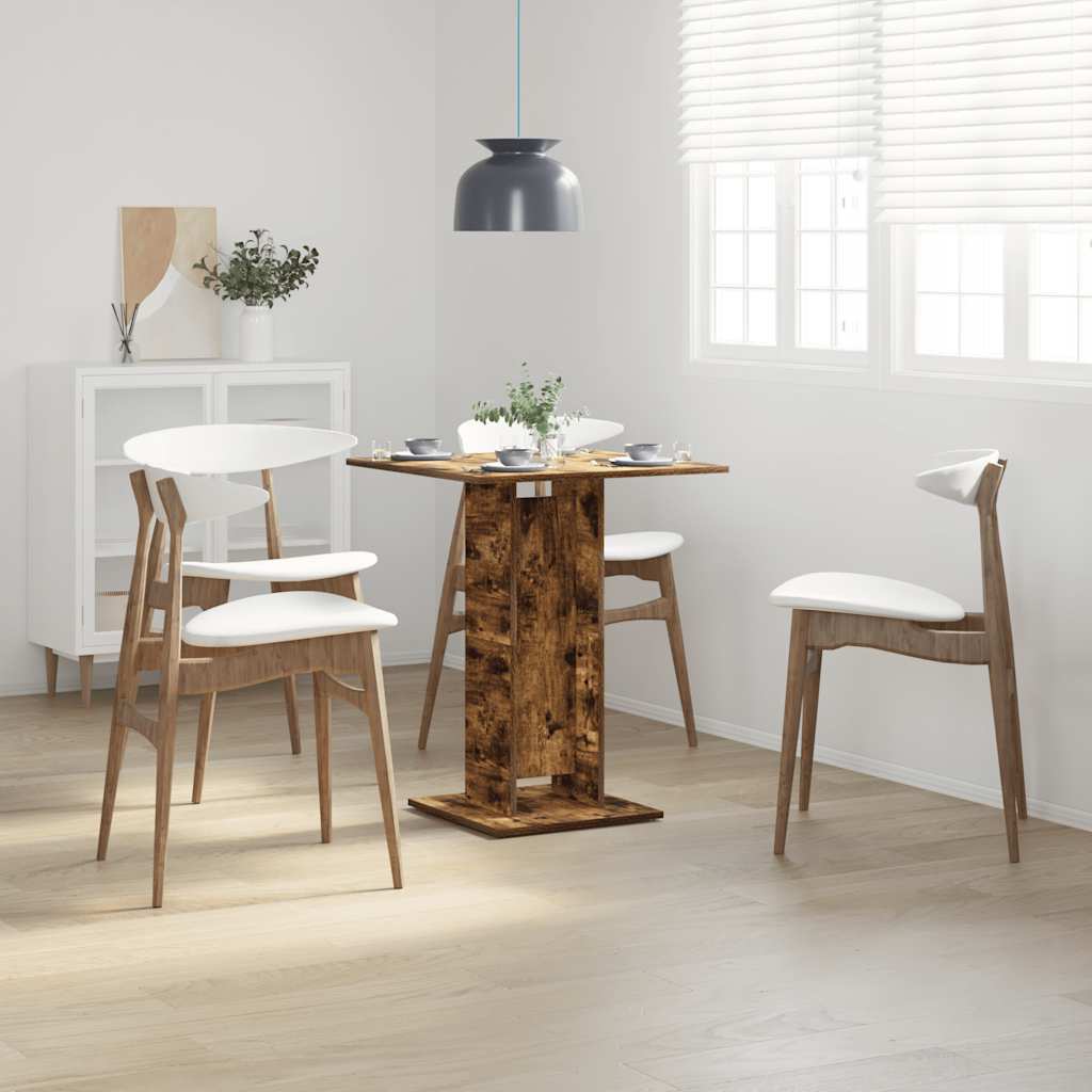 Bistrobord røkt eik 60x60x75 cm konstruert tre