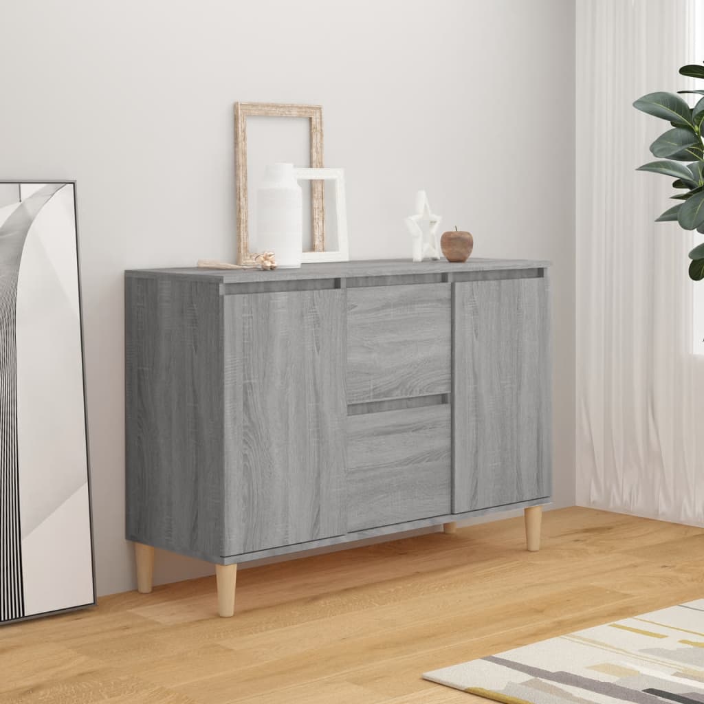 Skjenk Sonoma Grå 101x35x70 cm