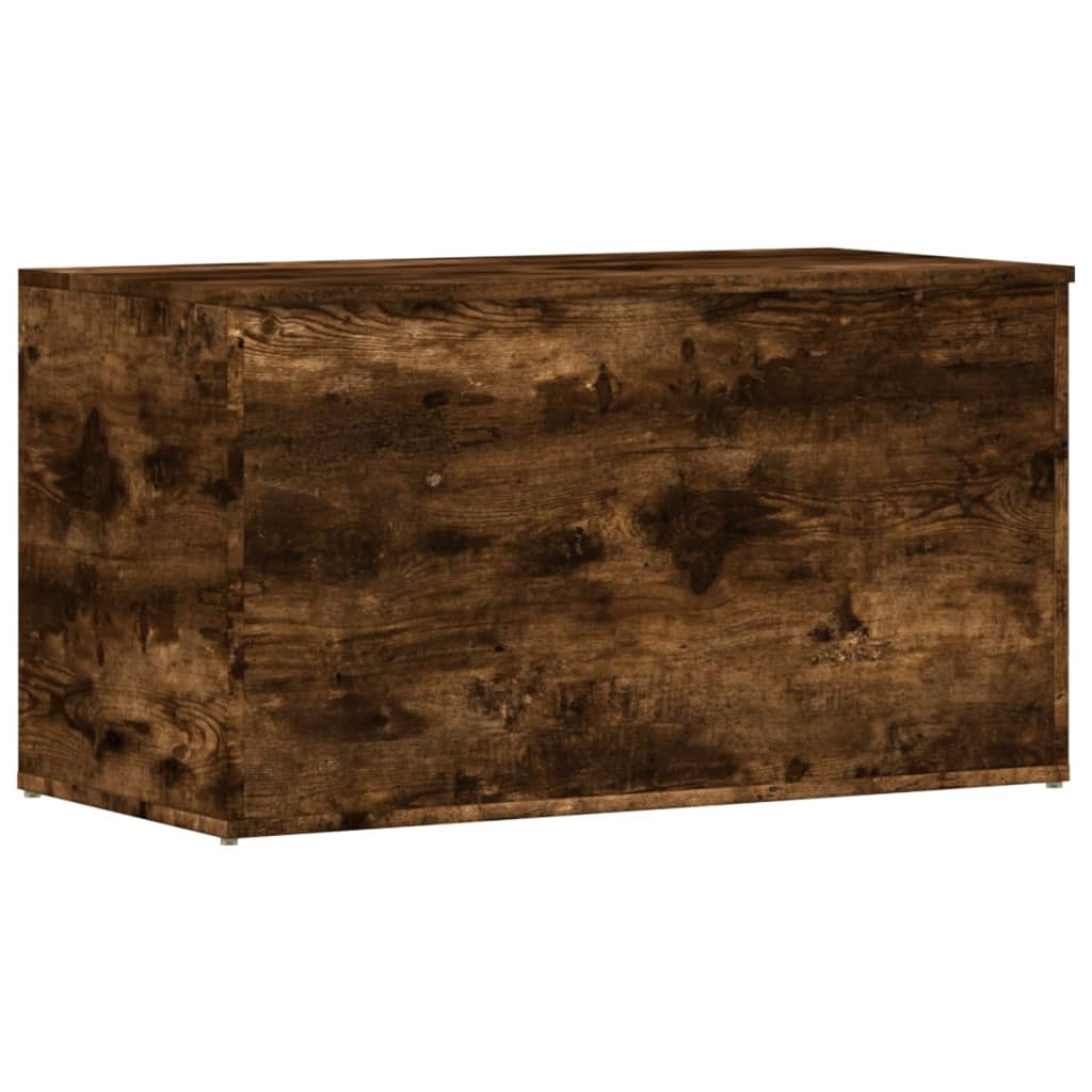 Oppbevaringskiste Røkt Eik 84x42x46 cm