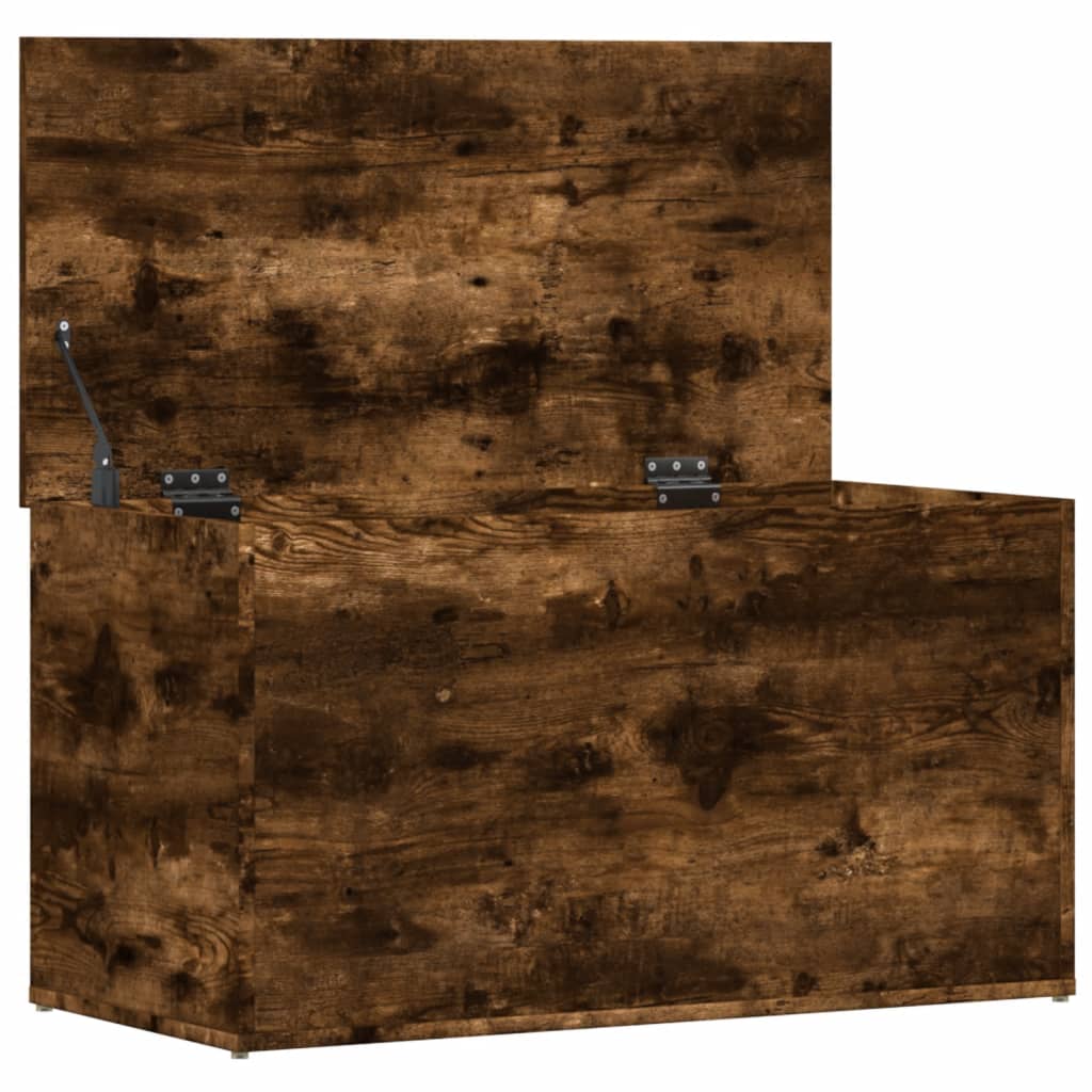 Oppbevaringskiste Røkt Eik 84x42x46 cm