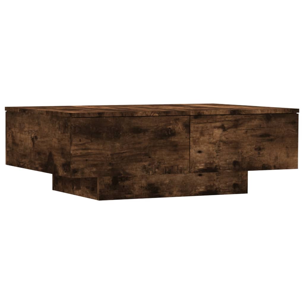 Salongbord Sofabord Røkt Eik 90x60x31 cm