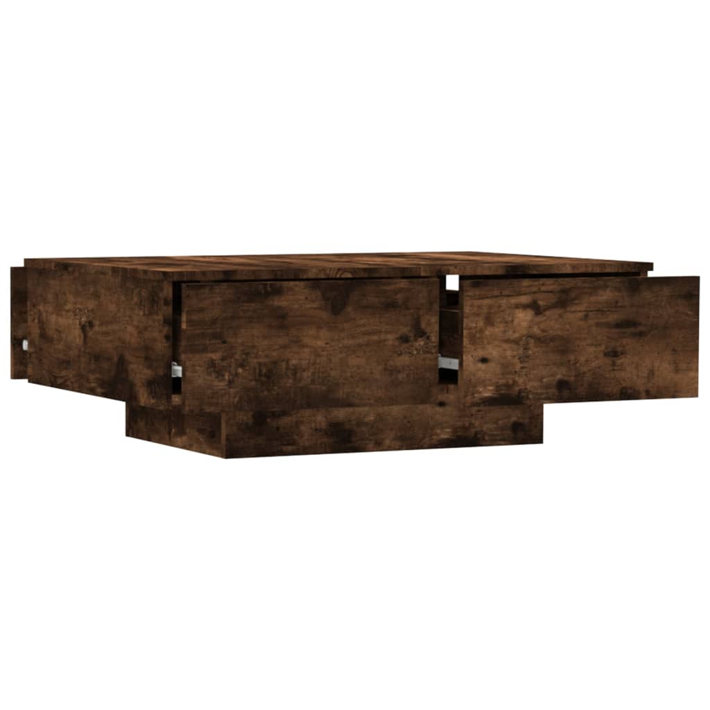 Salongbord Sofabord Røkt Eik 90x60x31 cm
