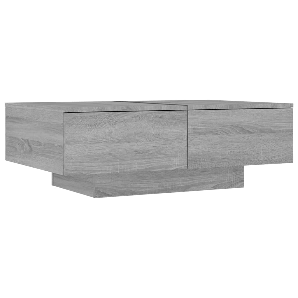 Salongbord Sofabord Sonoma Grå 90x60x31 cm