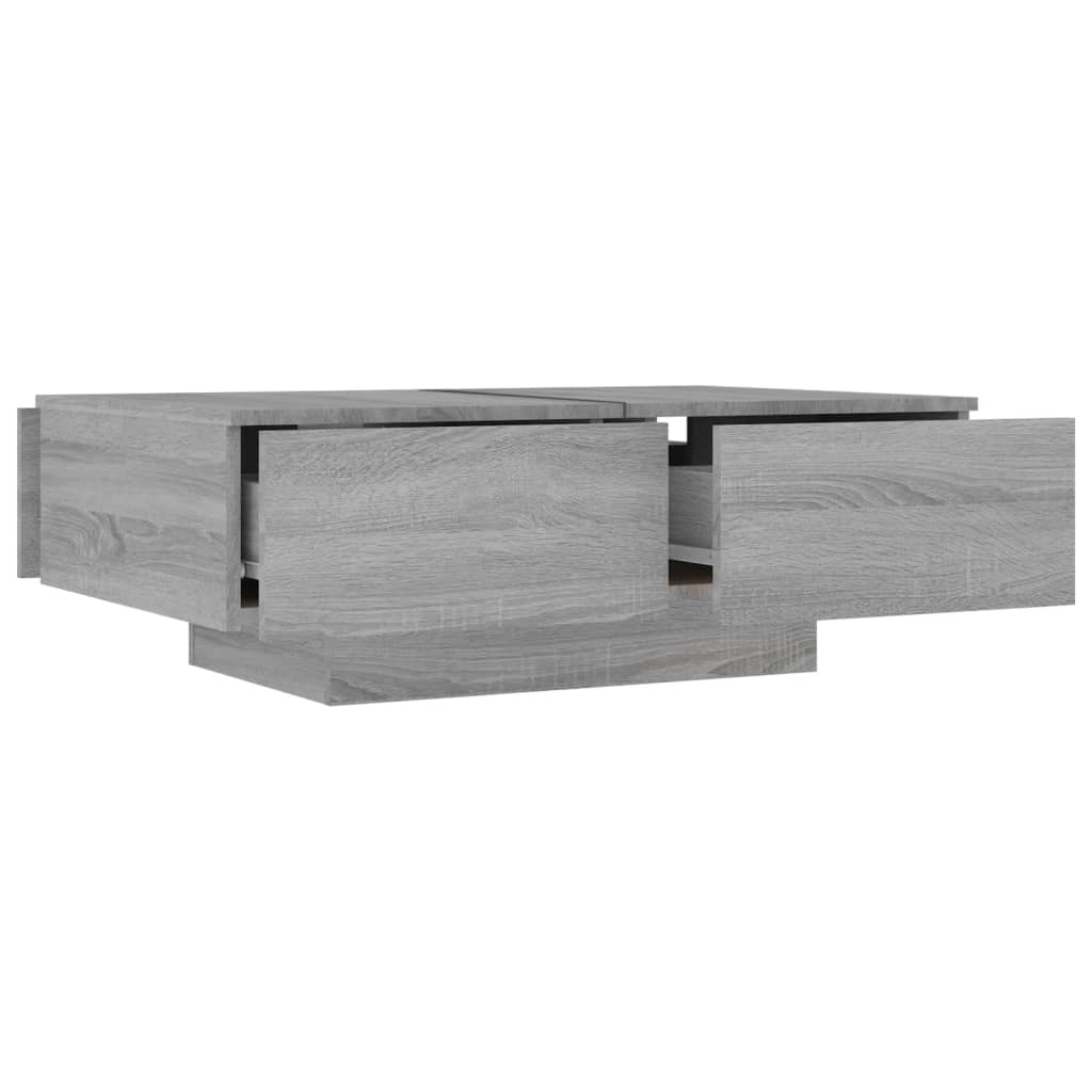 Salongbord Sofabord Sonoma Grå 90x60x31 cm