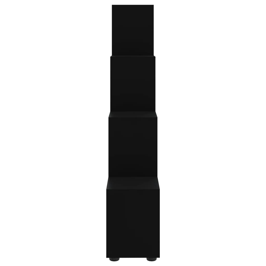Bokhylle Svart 142 cm